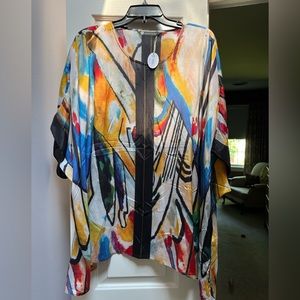 Silk tunic Cocoon House one size